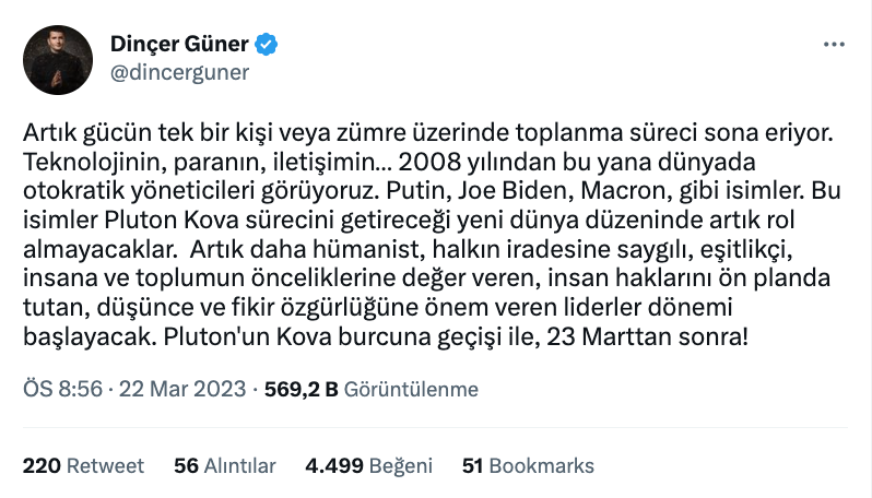 dincer guner den dikkat ceken siyasetci ve politik duzen yorumu 23 marttan sonra 